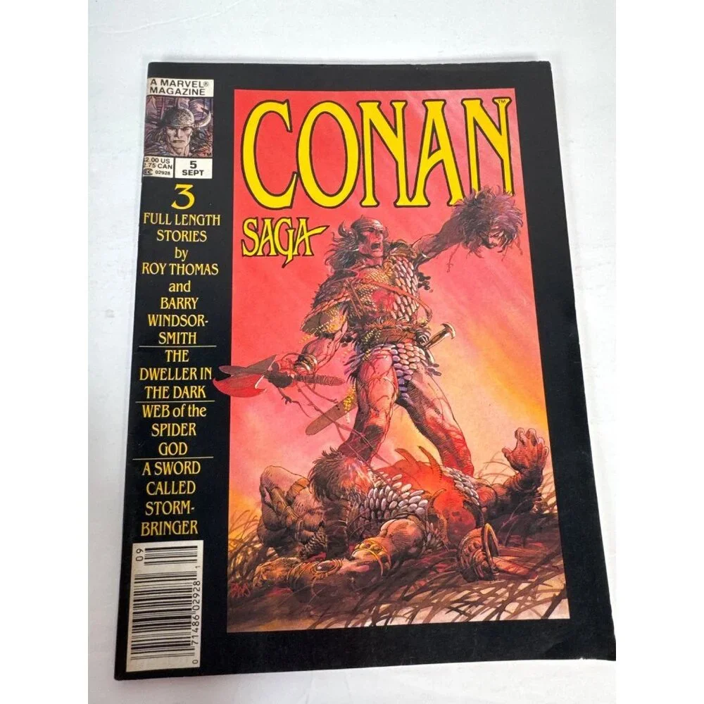 Savage Sword of Conan Marvel‎ Magazine Lot Conan Saga B&W Vintage